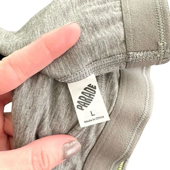 Parade Grey & Lime Green Vintage Soft Scoop Comfy Bralette - Picture 7 of 8